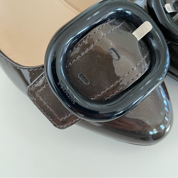 Prada | Patent Leather Pumps - Shimmer Brown - size EU 36 - Picture 16 of 16